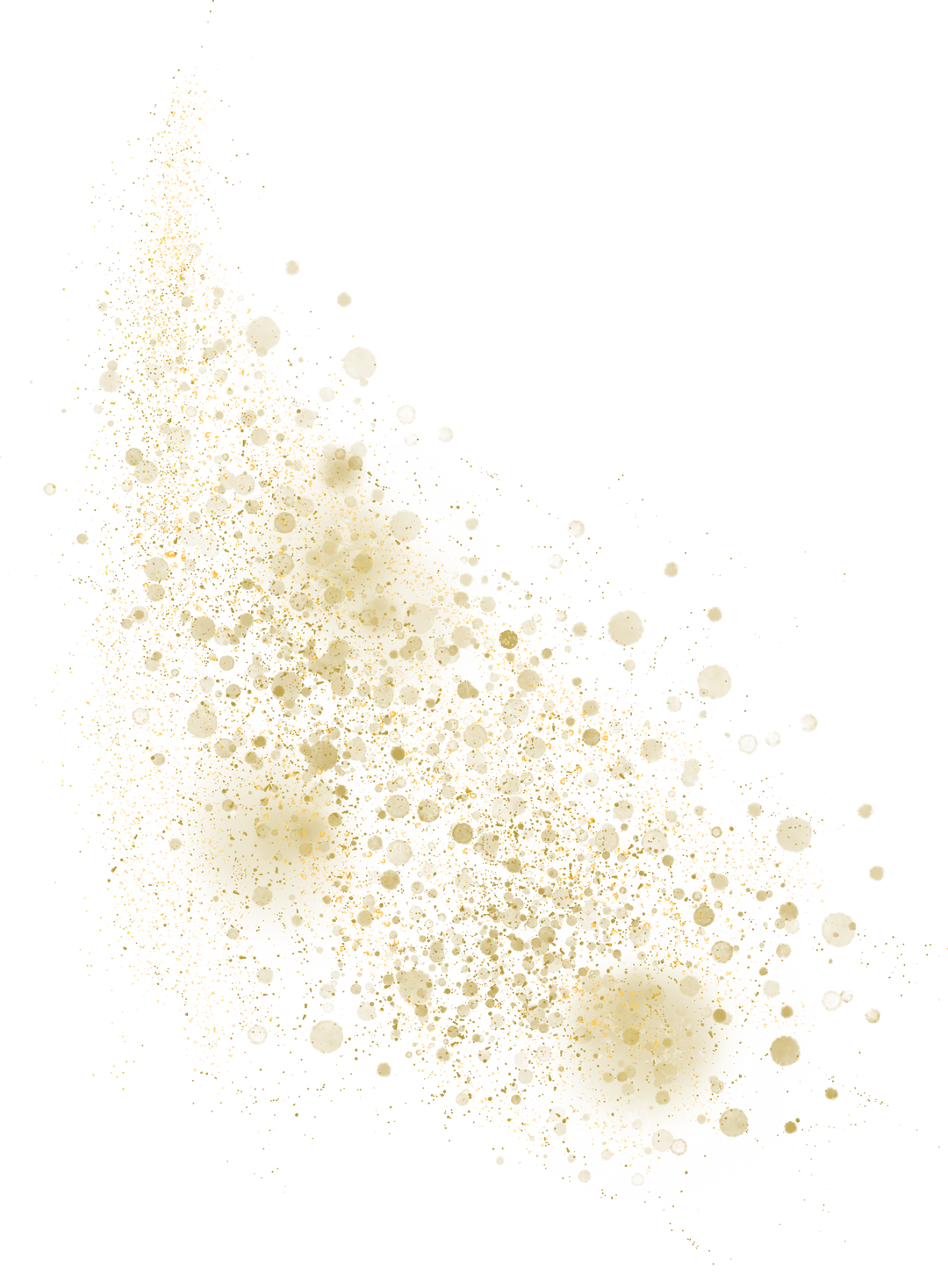 Gold dust illustration